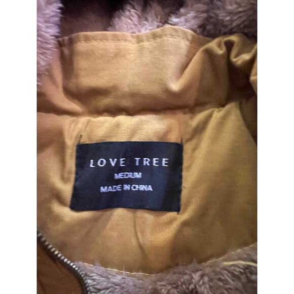 yellow winter vest with hood by love tree - Picture 4 of 7